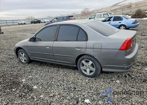 2004 Honda Civic Ex из США, поврежденный, VIN 2HGES25784H555783